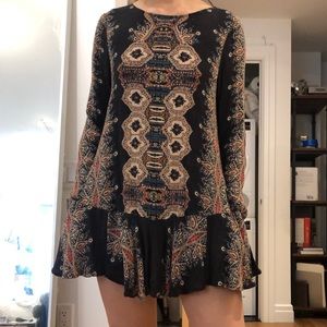 Free people backless tunic